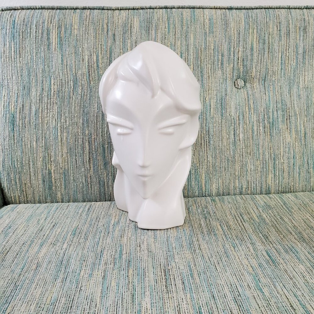 ART DECO STYLE HEAD SCULPTURE - Picture 4 of 6